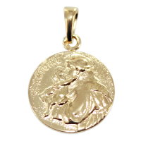 Médaille Or Jaune Saint Antoine 