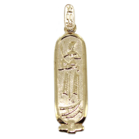 Pendentif Or Jaune Cartouche egyptien I 