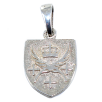 Pendentif Argent Ville de Saint Etienne - Blason 