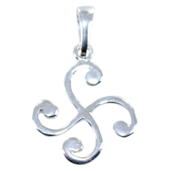 Croix Basque Fine - Taille 2 Argent 