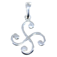 Croix Basque Fine - Taille 2&nbsp;Argent 