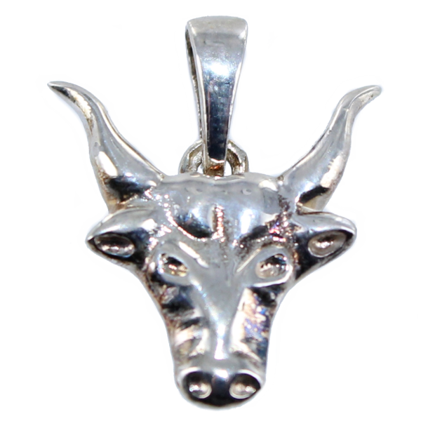 Pendentif Argent Tête de Vache 