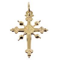 Croix Jeannette du Béarn Or Jaune