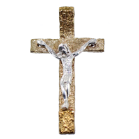 Croix Argent  Christ Béarnaise - Modèle 1 