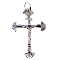 Croix Christ Béarnaise - Modèle 2 Argent