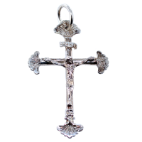 Croix Christ Béarnaise - Modèle 2 Argent 