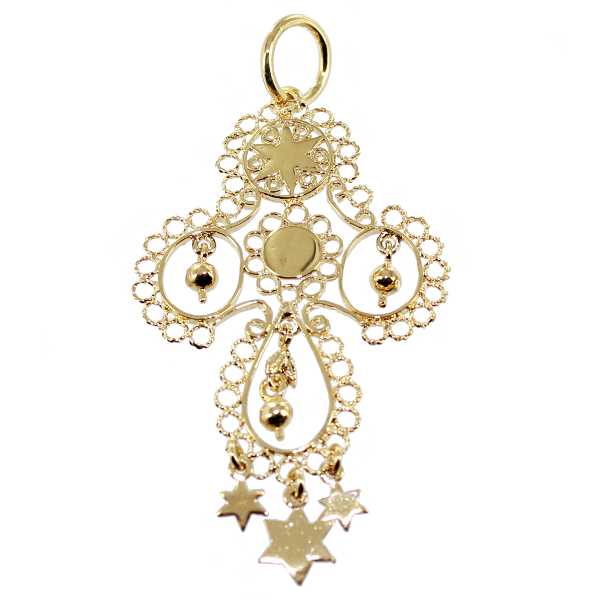 Pendentif Or Jaune Saint Esprit du Béarn - Taille 2 