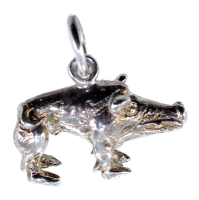 Pendentif Argent Sanglier Khomyna Mohyla - Taille 1