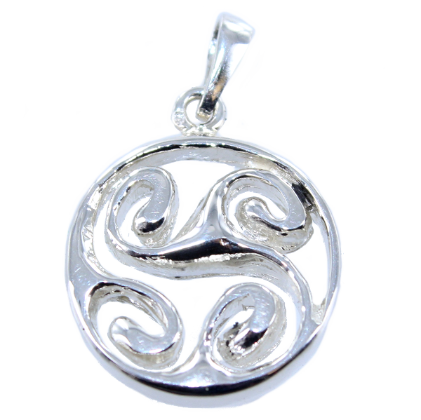 Pendentif Argent Triskell Schenal - Taille 2 