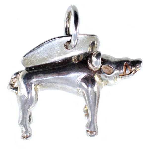 Pendentif Argent Sanglier Bata - Taille 2 