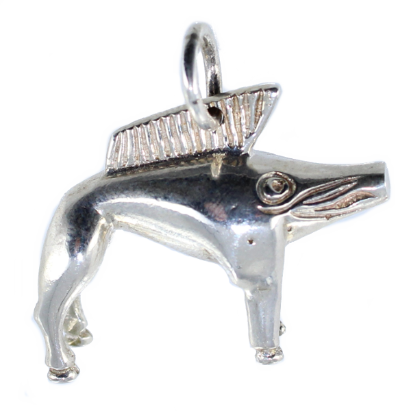 Pendentif Argent Sanglier Neuvy - Taille 2 