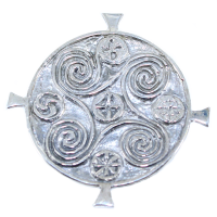 Broche Spirales celtiques Argent 