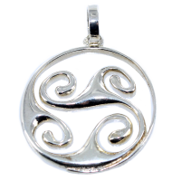 Pendentif Argent Triskell Schenal - Taille 3 