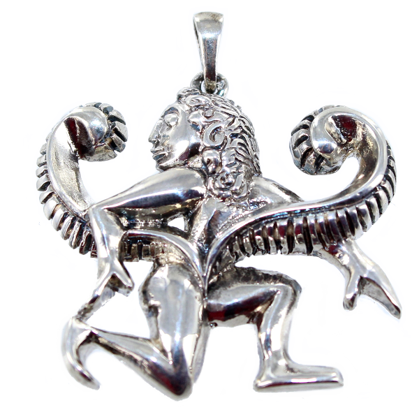 Pendentif Argent Monstre 