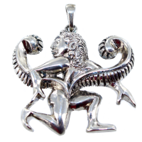 Pendentif Argent Monstre 