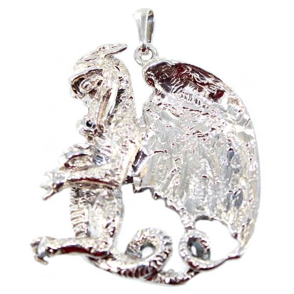 Pendentif Argent Dragon 