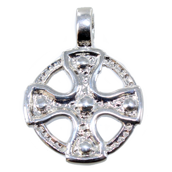 Croix Celte ronde - Taille 1 Argent 