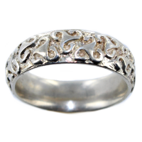 Bague Argent Anneau Triskell bombé 