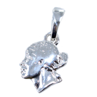 Pendentif Argent Tête de Maure - Taille 1 