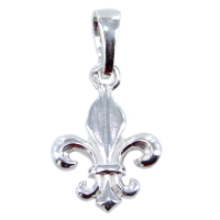 Pendentif&nbsp;Argent&nbsp;Fleur de Lys - Taille 3 