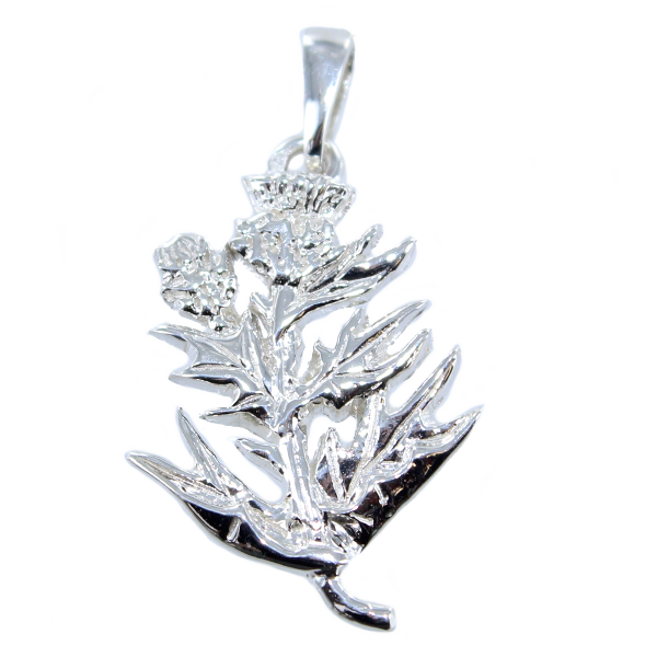 Pendentif Argent Chardon - Taille 2 