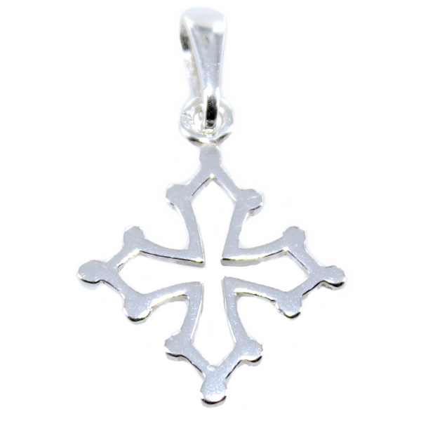 Croix occitane ajourée - Taille 3 Argent 