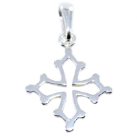 Croix occitane ajourée - Taille 3&nbsp;Argent 