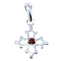 Croix Occitane empierrée - Taille 1 Argent 