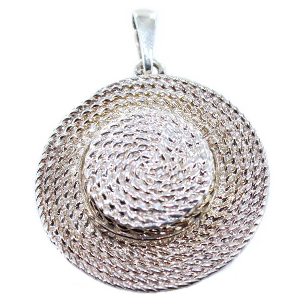 Pendentif Argent Capeline - Taille 2 