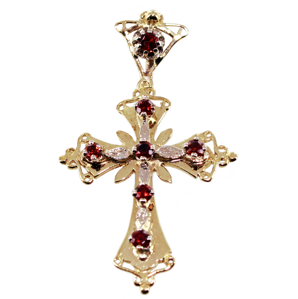 Croix Arlésienne - Taille 1 Or Bicolore 