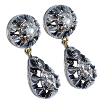 Boucles d'oreilles Or Bicolore Les Arlésiennes 