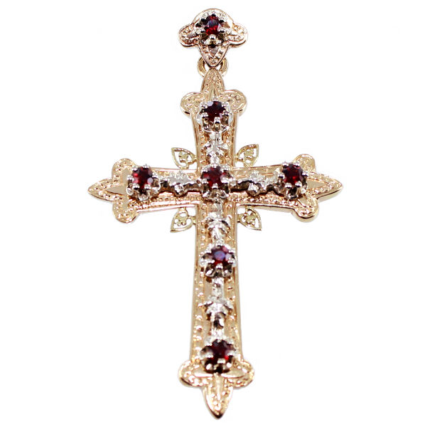 Croix Arlésienne - Taille 3 Or Bicolore 