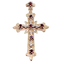 Croix Arlésienne - Taille 3 Or Bicolore 