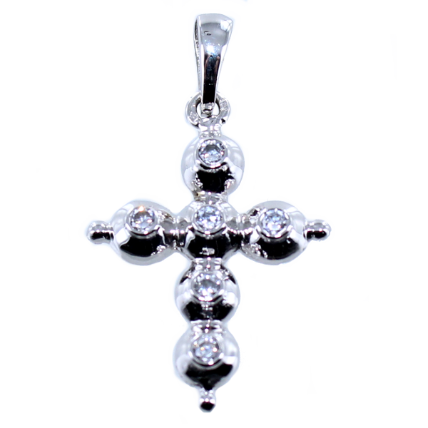 Croix Provençale - Taille 2 Or Blanc 