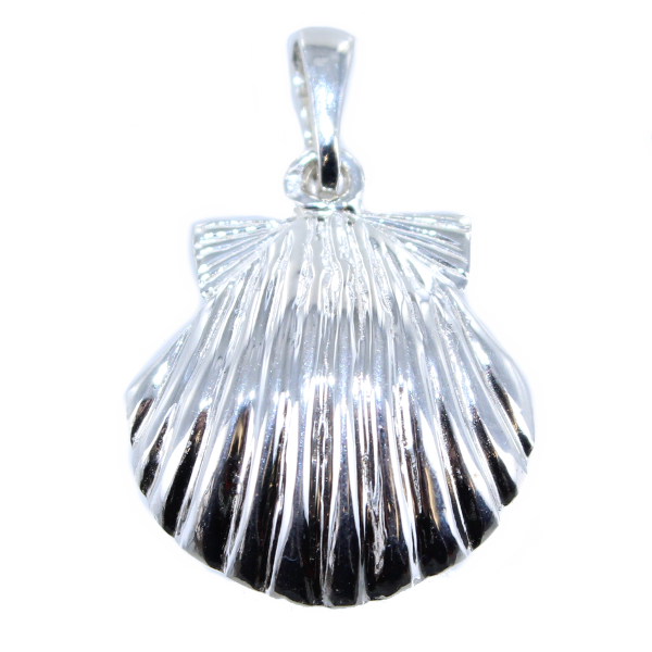 Pendentif Argent Coquille Saint Jacques - Taille 2 
