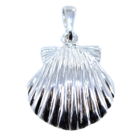 Pendentif&nbsp;Argent&nbsp;Coquille Saint Jacques - Taille 2 