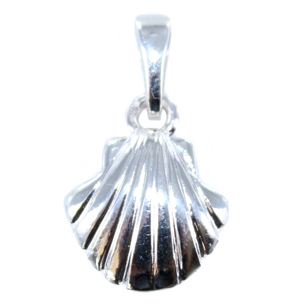 Pendentif Argent Coquille Saint Jacques Simple - Taille 1 