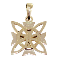 Pendentif Or Jaune Symbole Conques - Taille 2 