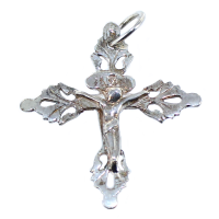 Croix grille de Chambéry allongée - Taille 2 Argent