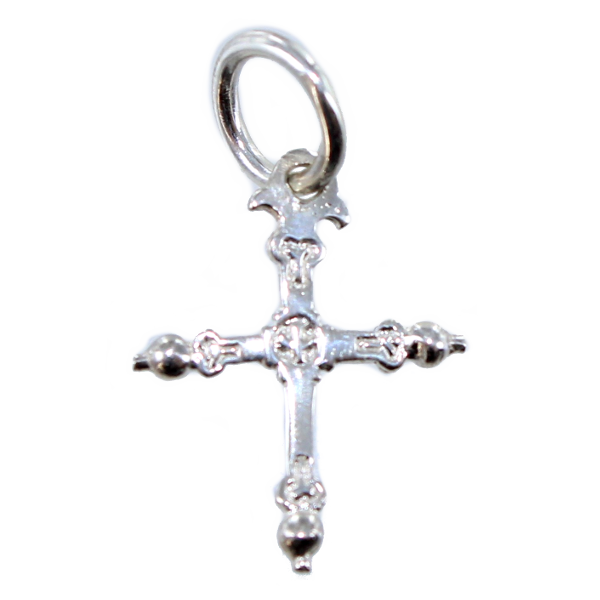 Croix Jeannette traditionnelle - Taille 1 Argent 