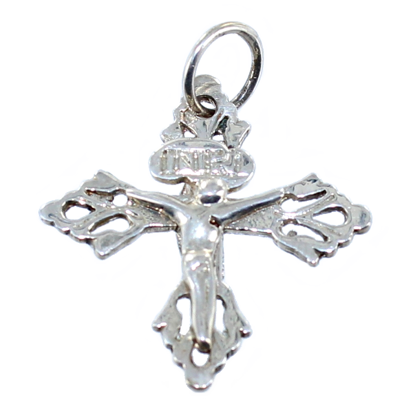 Croix grille de Chambéry allongée - Taille 1 Argent