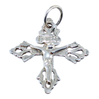 Croix grille de Chambéry allongée - Taille 1 Argent