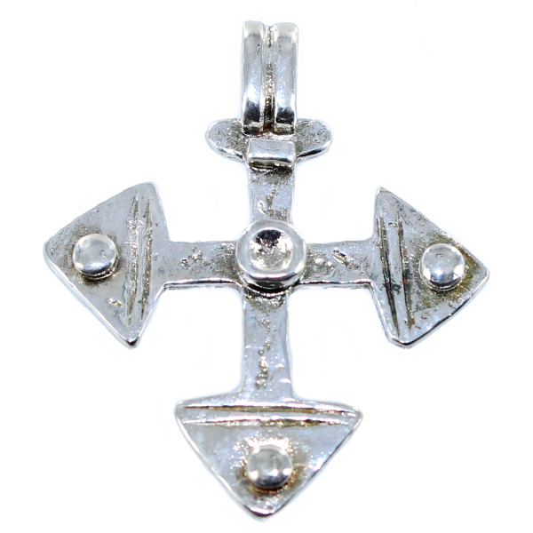 Creoles Argent Croix de Peisey Nancroix - Taille 5 