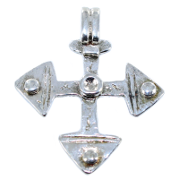 Creoles Argent Croix de Peisey Nancroix - Taille 5 