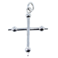 Croix bâton - Taille 3 Argent 