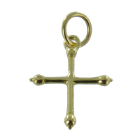 Croix bâton - Taille 1 Or Jaune 