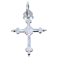 Croix Jeannette traditionnelle - Taille 4 Argent 