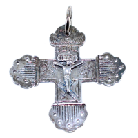 Croix grille ancienne - Taille 2 Argent 