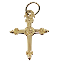 Croix Jeannette traditionnelle - Taille 3 Or Jaune