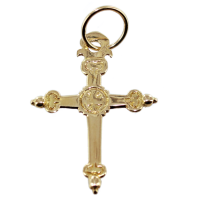 Croix Jeannette traditionnelle - Taille 3 Or Jaune 